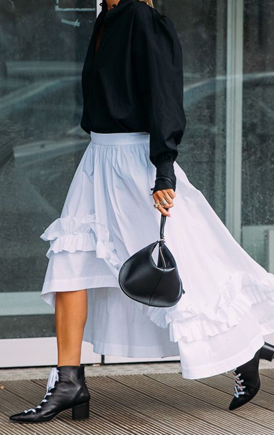 ankle boots skirts